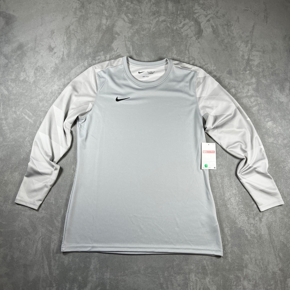 Nike Womens Dri-FIT Academy Long Sleeve Soccer Jersey Wolf Grey CJ6071-012 L